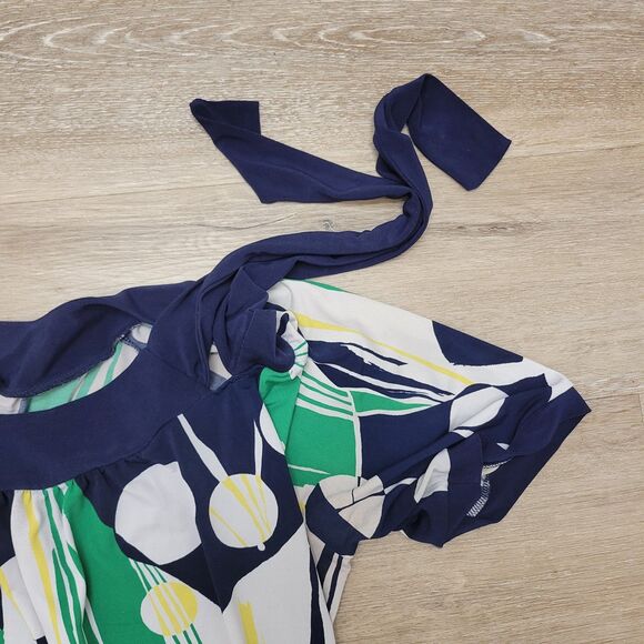 Layne Bryant Top, Tie Side, Banded Bottom Size 14/16 - Picture 5 of 6